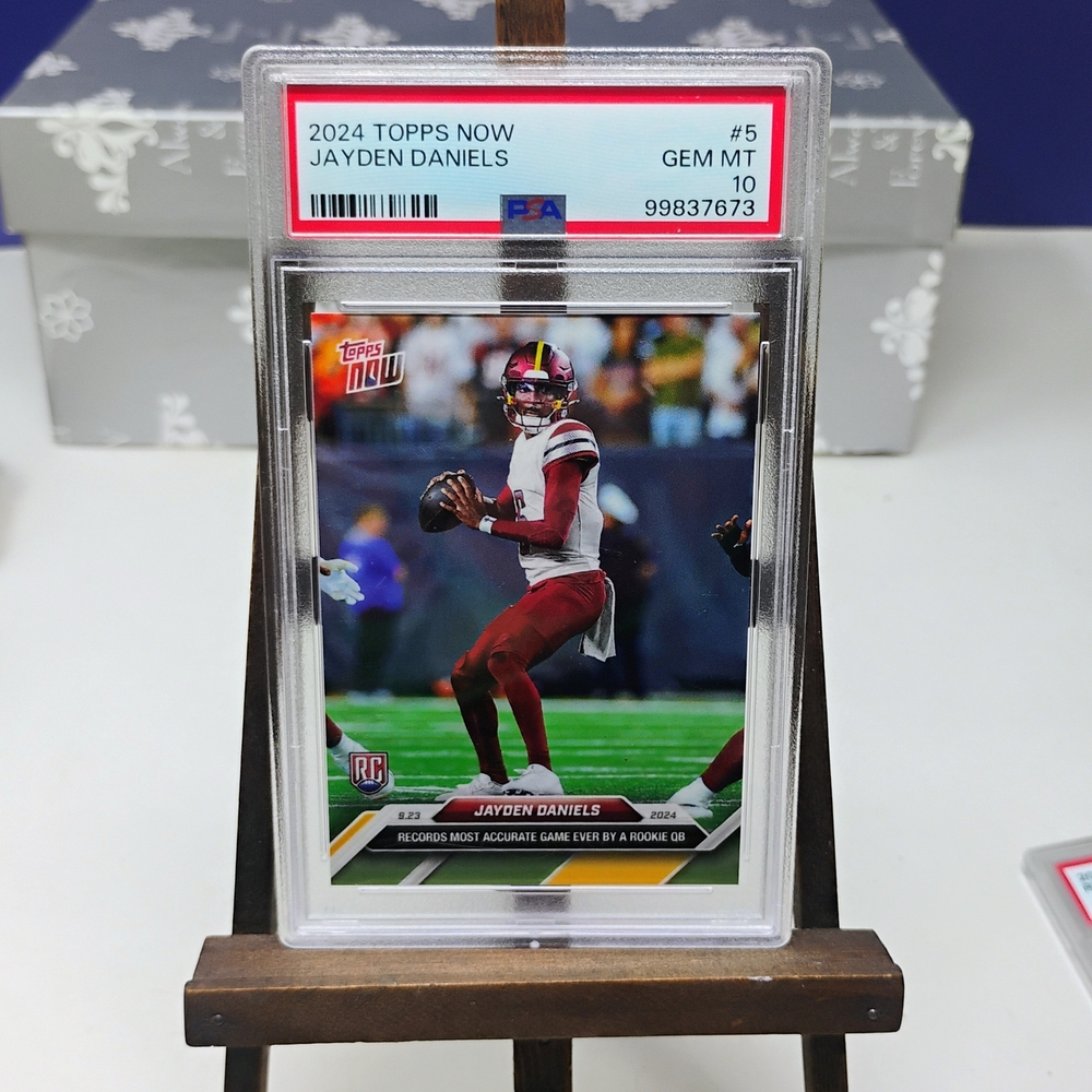 2024 Topps Now Jayden Daniels Rookie Card